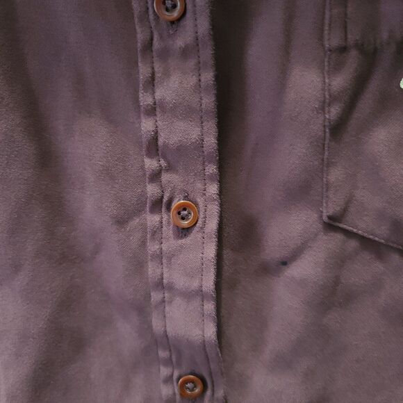 Disney Womens Button Up Blouse Red Size XL 100% Polyester Long Sleeve Pooh - Picture 10 of 12